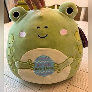 Squishmallow 14" Zhen 2023 Easter Frog. New‎ w/ tags. "Hey there HOP stuff"